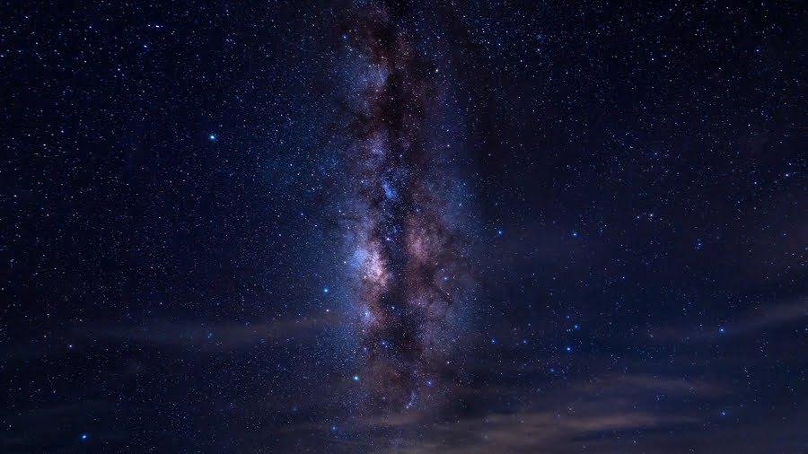 Starseed Quiz. Milky way galaxy at night
