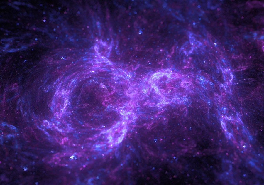 Starseed Quiz. Purple galaxy